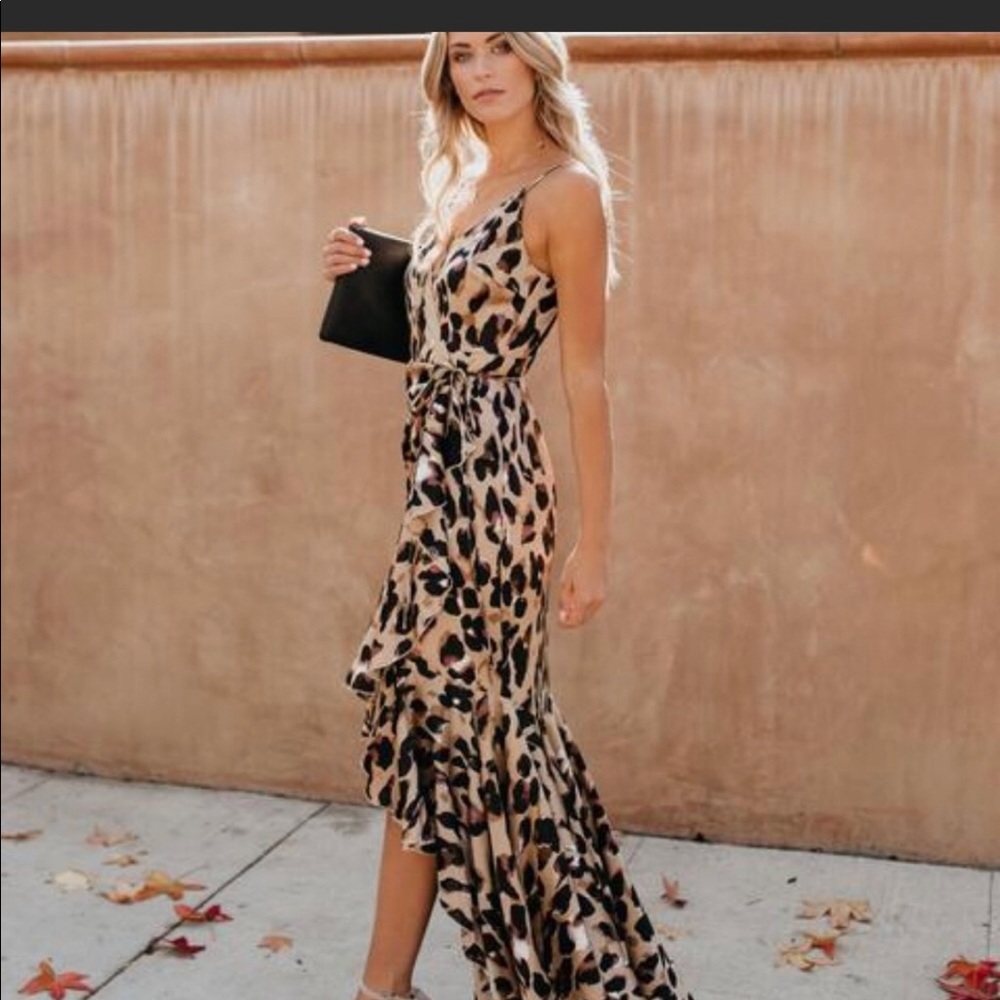 Vici Lavishness Wrap Maxi Dress
